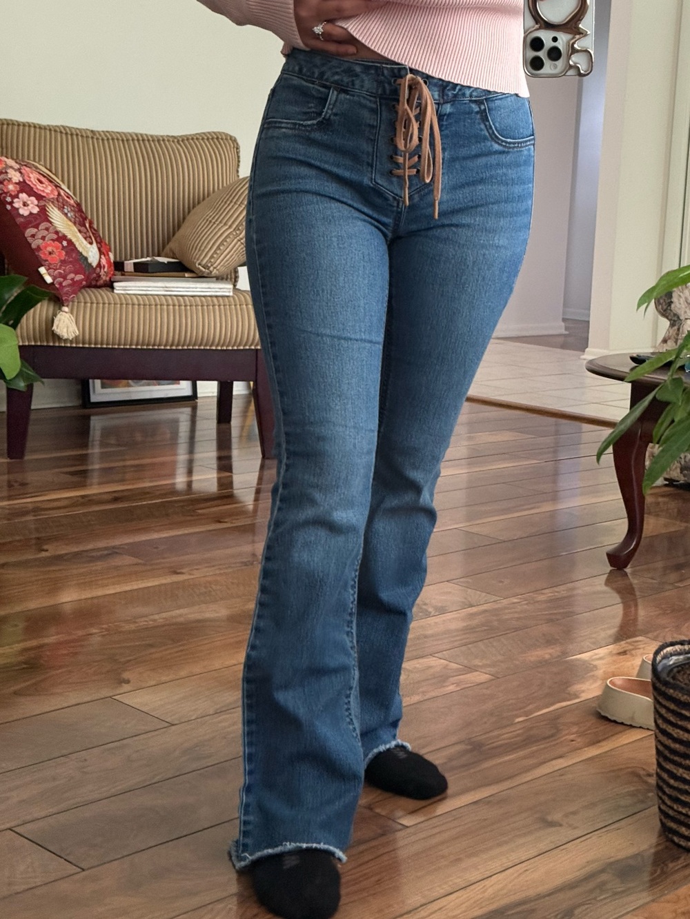 Lace up jeans - Picture 3 of 4
